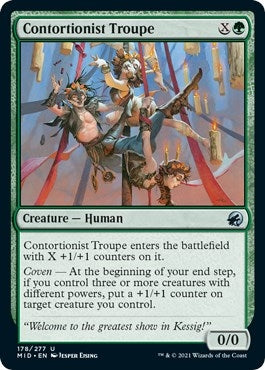 Image for Contortionist Troupe (178) [Innistrad: Midnight Hunt] - Magic: The Gathering