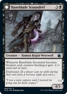 Image for Baneblade Scoundrel (85) [Innistrad: Midnight Hunt] - Magic: The Gathering