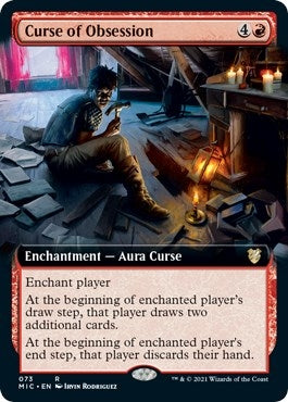 Image for Curse of Obsession (Extended Art) (73) [Innistrad: Midnight Hunt] - Magic: The Gathering