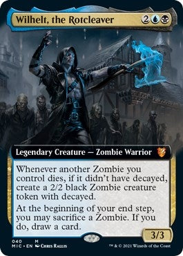 Image for Wilhelt, the Rotcleaver (Extended Art) (40) [Innistrad: Midnight Hunt] - Magic: The Gathering