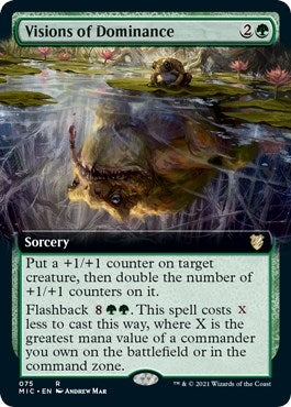 Image for Visions of Dominance (Extended Art) (75) [Innistrad: Midnight Hunt] - Magic: The Gathering