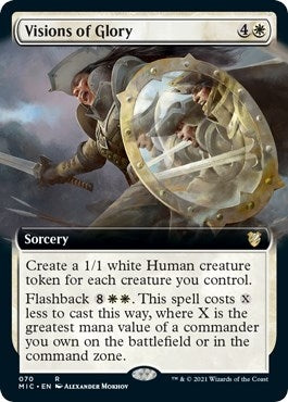 Image for Visions of Glory (Extended Art) (70) [Innistrad: Midnight Hunt] - Magic: The Gathering