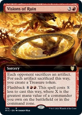 Image for Visions of Ruin (Extended Art) (74) [Innistrad: Midnight Hunt] - Magic: The Gathering