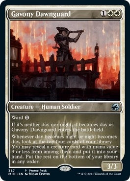 Image for Gavony Dawnguard (387) [Innistrad: Midnight Hunt] - Magic: The Gathering