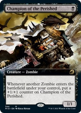 Image for Champion of the Perished (Extended Art) (344) [Innistrad: Midnight Hunt] - Magic: The Gathering