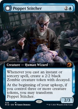 Image for Poppet Stitcher (Extended Art) (339) [Innistrad: Midnight Hunt] - Magic: The Gathering