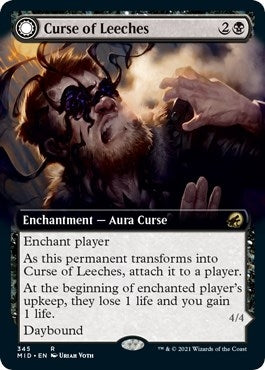 Image for Curse of Leeches (Extended Art) (345) [Innistrad: Midnight Hunt] - Magic: The Gathering