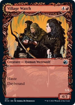 Image for Village Watch (Showcase) (297) [Innistrad: Midnight Hunt] - Magic: The Gathering