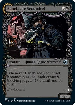 Image for Baneblade Scoundrel (Showcase) (289) [Innistrad: Midnight Hunt] - Magic: The Gathering