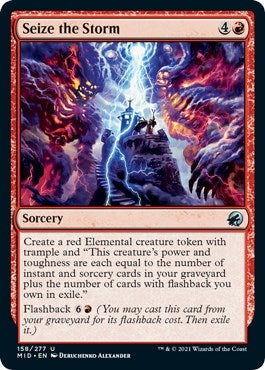 Image for Seize the Storm (158) [Innistrad: Midnight Hunt] - Magic: The Gathering