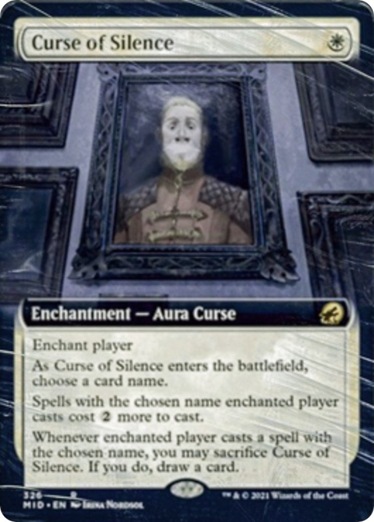 Image for Curse of Silence (Extended Art) (326) [Innistrad: Midnight Hunt] - Magic: The Gathering