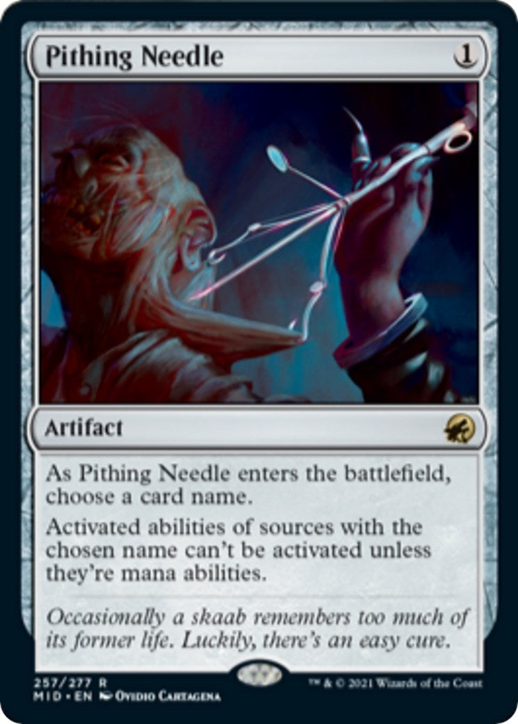 Image for Pithing Needle (257) [Innistrad: Midnight Hunt] - Magic: The Gathering