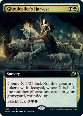 Image for Ghoulcaller's Harvest (Extended Art) (372) [Innistrad: Midnight Hunt] - Magic: The Gathering