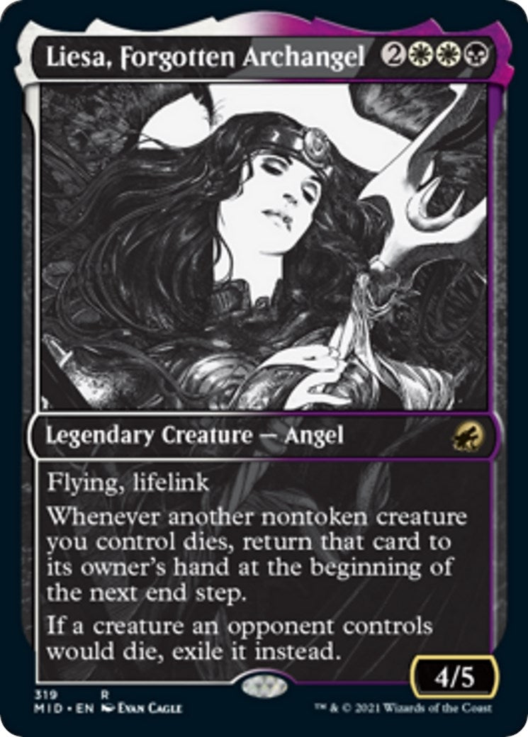 Image for Liesa, Forgotten Archangel (Showcase) (319) [Innistrad: Midnight Hunt] - Magic: The Gathering
