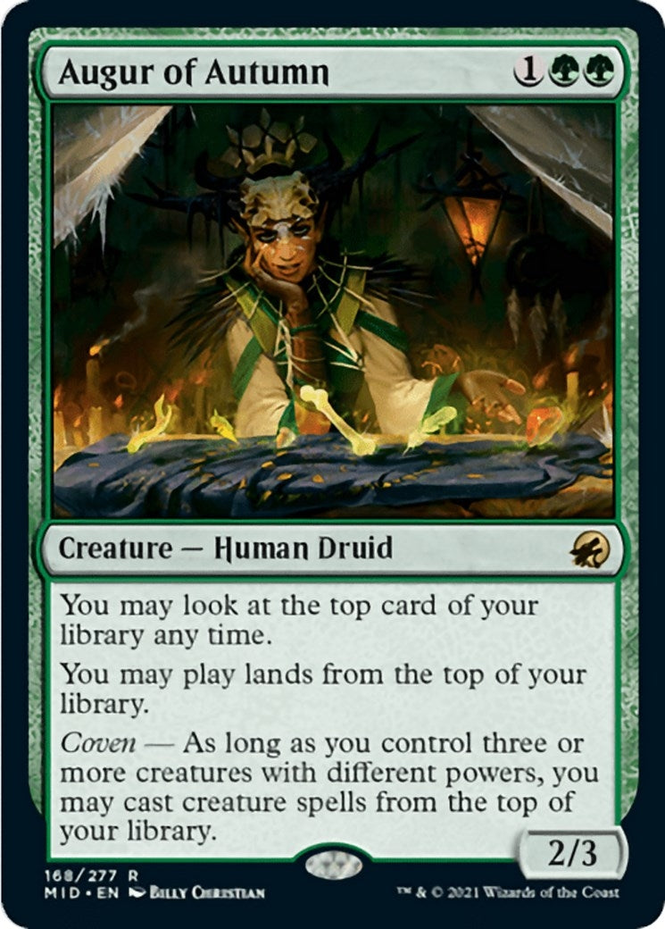 Image for Augur of Autumn (168) [Innistrad: Midnight Hunt] - Magic: The Gathering