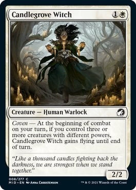Image for Candlegrove Witch (8) [Innistrad: Midnight Hunt] - Magic: The Gathering