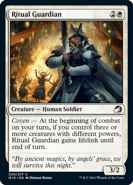 Image for Ritual Guardian (30) [Innistrad: Midnight Hunt] - Magic: The Gathering