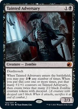 Image for Tainted Adversary (124) [Innistrad: Midnight Hunt] - Magic: The Gathering