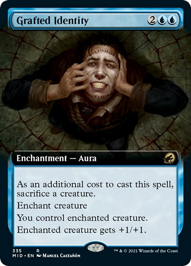 Image for Grafted Identity (Extended Art) (335) [Innistrad: Midnight Hunt] - Magic: The Gathering