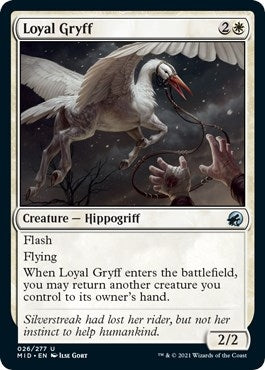 Image for Loyal Gryff (26) [Innistrad: Midnight Hunt] - Magic: The Gathering