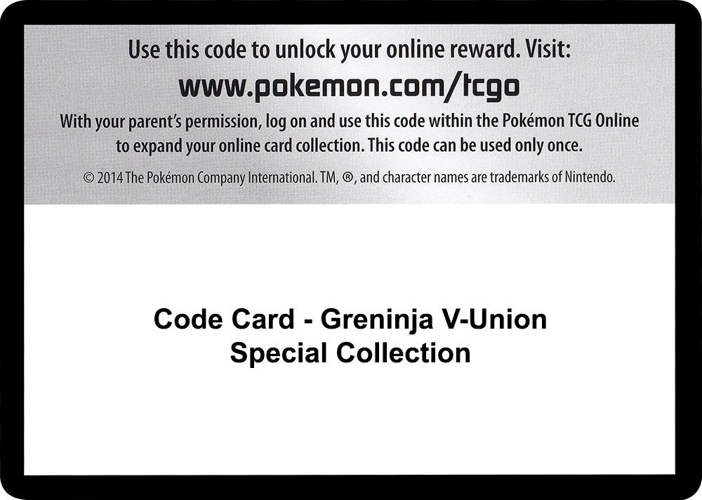 Image for Code Card - Greninja V-UNION Special Collection [SWSH07: Evolving Skies] - Pokemon