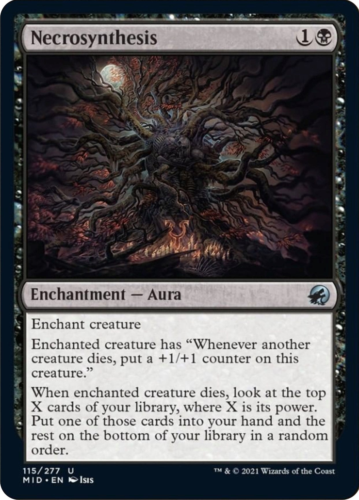 Image for Necrosynthesis (115) [Innistrad: Midnight Hunt] - Magic: The Gathering