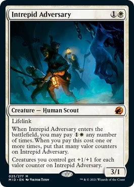 Image for Intrepid Adversary (25) [Innistrad: Midnight Hunt] - Magic: The Gathering