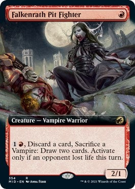 Image for Falkenrath Pit Fighter (Extended Art) (354) [Innistrad: Midnight Hunt] - Magic: The Gathering