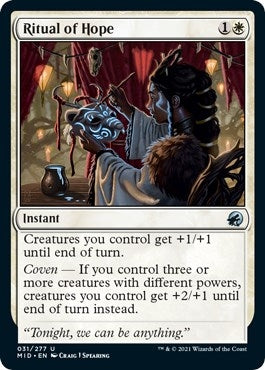 Image for Ritual of Hope (31) [Innistrad: Midnight Hunt] - Magic: The Gathering