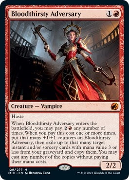 Bloodthirsty Adversary (129) [Innistrad: Midnight Hunt]