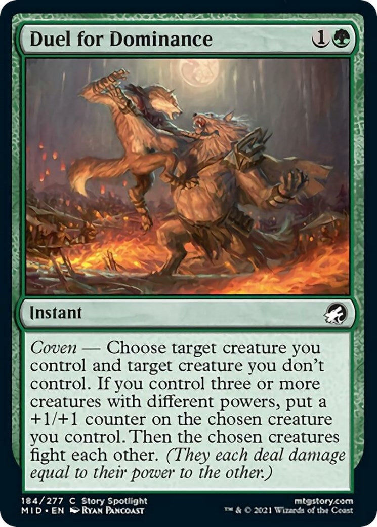 Image for Duel for Dominance (184) [Innistrad: Midnight Hunt] - Magic: The Gathering