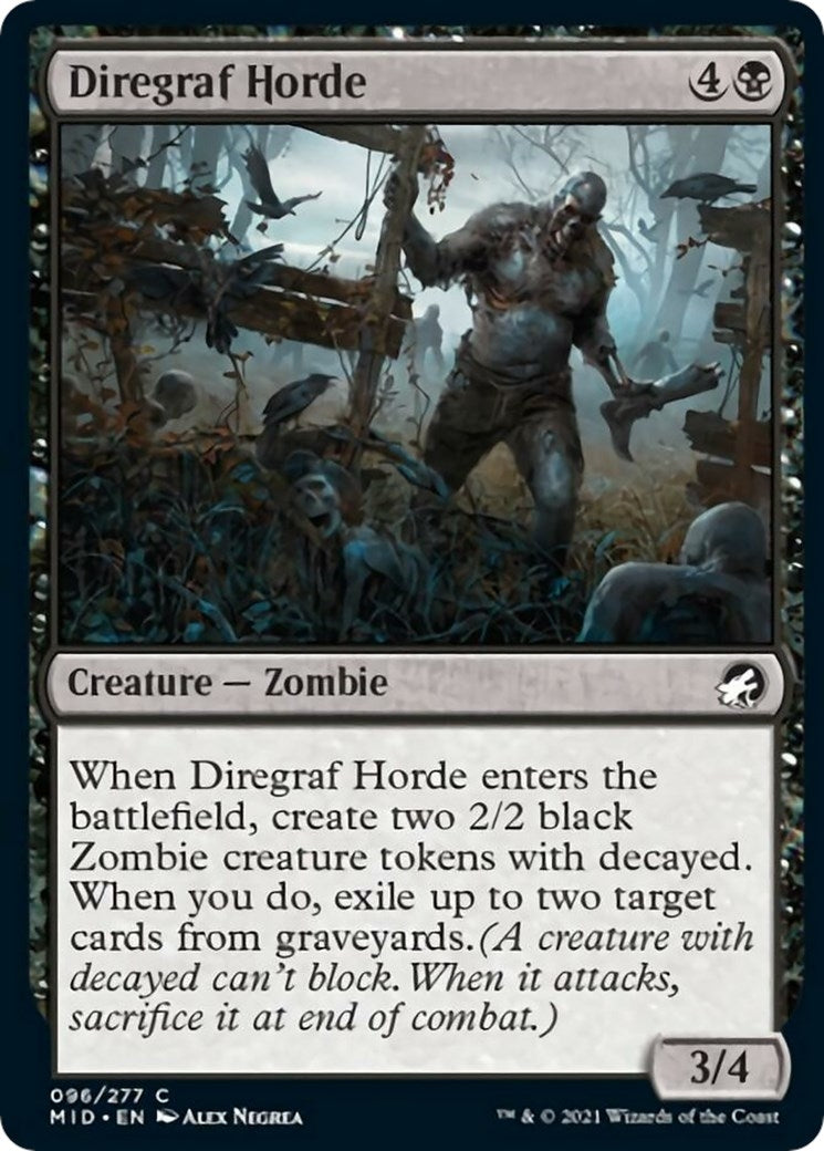 Image for Diregraf Horde (96) [Innistrad: Midnight Hunt] - Magic: The Gathering