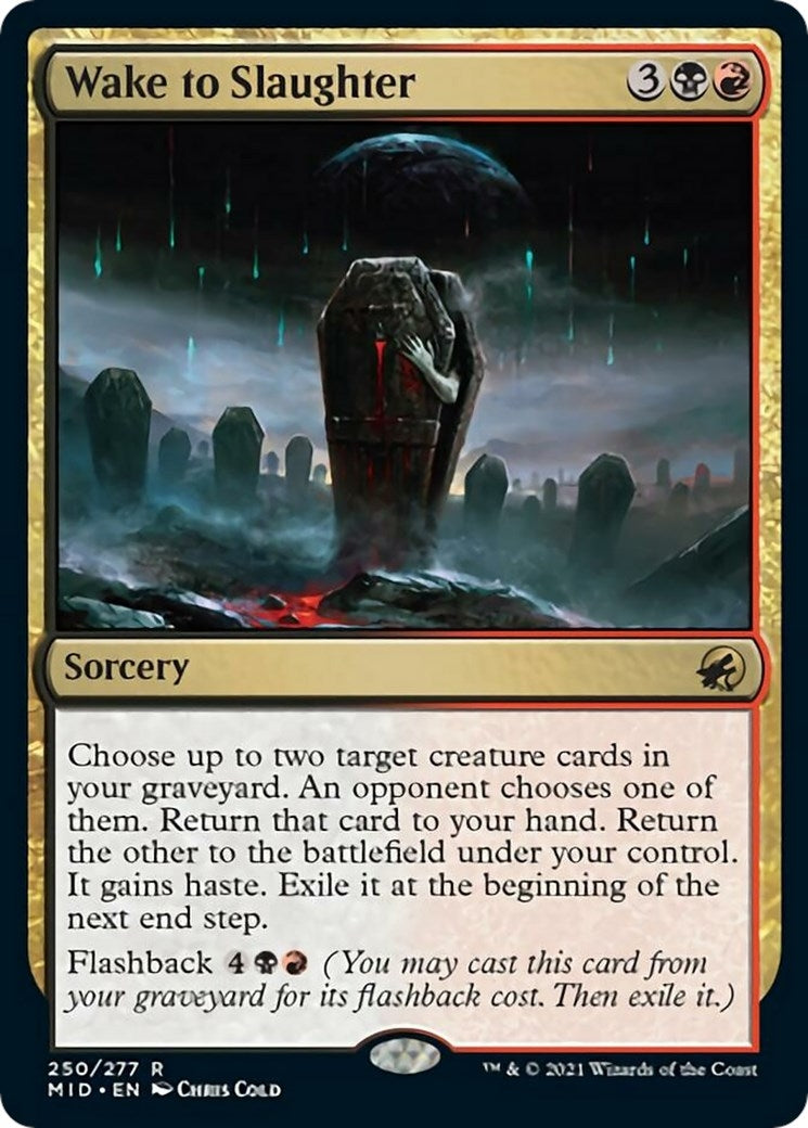 Image for Wake to Slaughter (250) [Innistrad: Midnight Hunt] - Magic: The Gathering