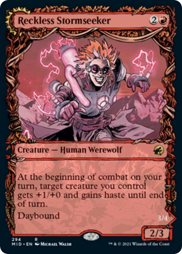 Image for Reckless Stormseeker (Showcase) (294) [Innistrad: Midnight Hunt] - Magic: The Gathering