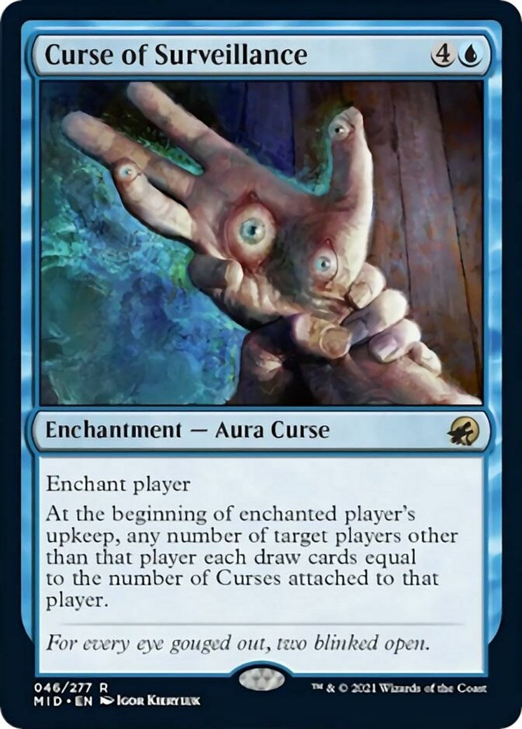 Image for Curse of Surveillance (46) [Innistrad: Midnight Hunt] - Magic: The Gathering