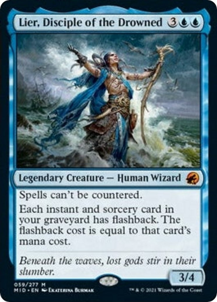 Image for Lier, Disciple of the Drowned (59) [Innistrad: Midnight Hunt] - Magic: The Gathering