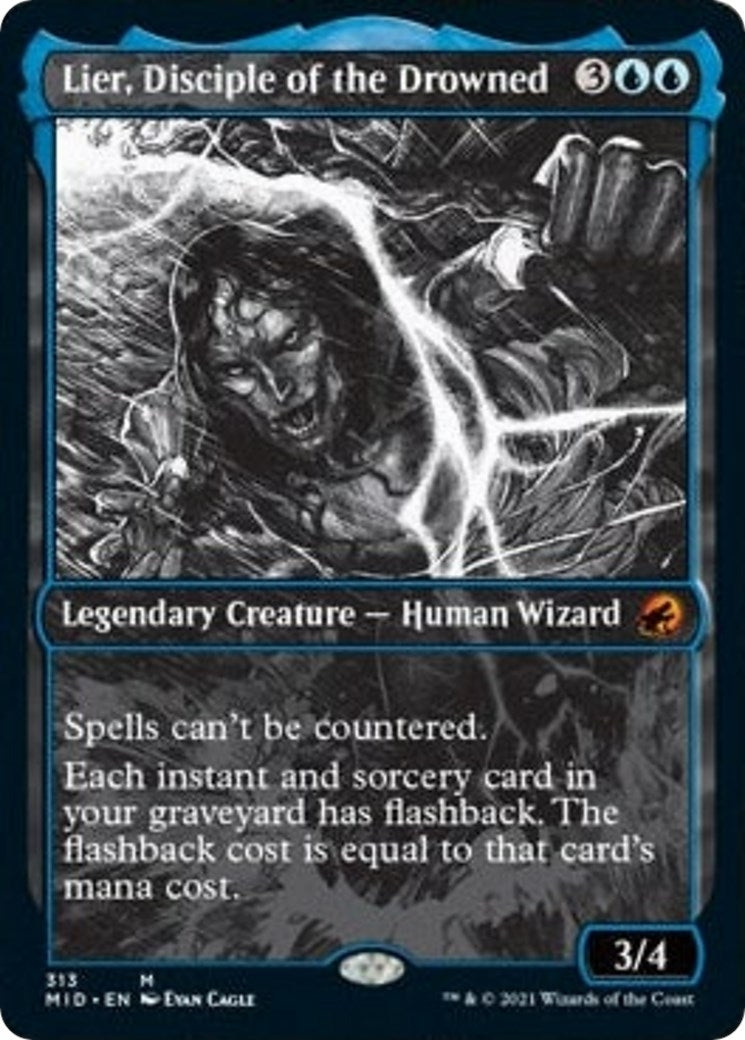 Image for Lier, Disciple of the Drowned (Showcase) (313) [Innistrad: Midnight Hunt] - Magic: The Gathering