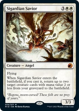 Image for Sigardian Savior (34) [Innistrad: Midnight Hunt] - Magic: The Gathering