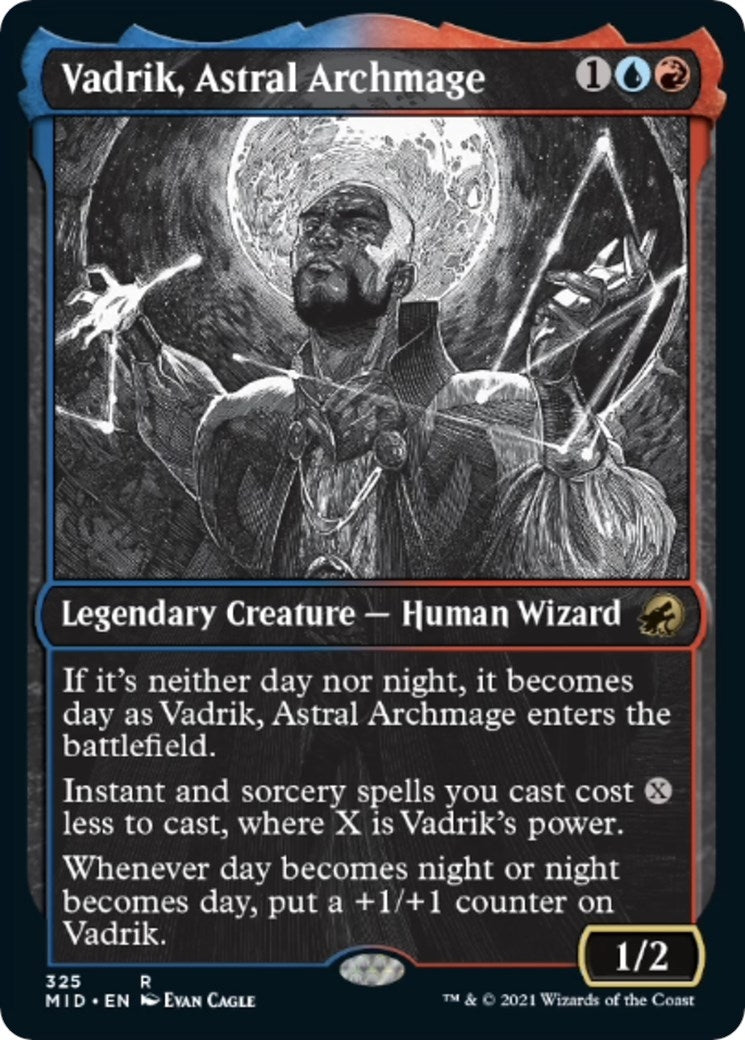 Image for Vadrik, Astral Archmage (Showcase) (325) [Innistrad: Midnight Hunt] - Magic: The Gathering