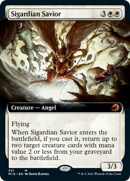 Image for Sigardian Savior (Extended Art) (331) [Innistrad: Midnight Hunt] - Magic: The Gathering