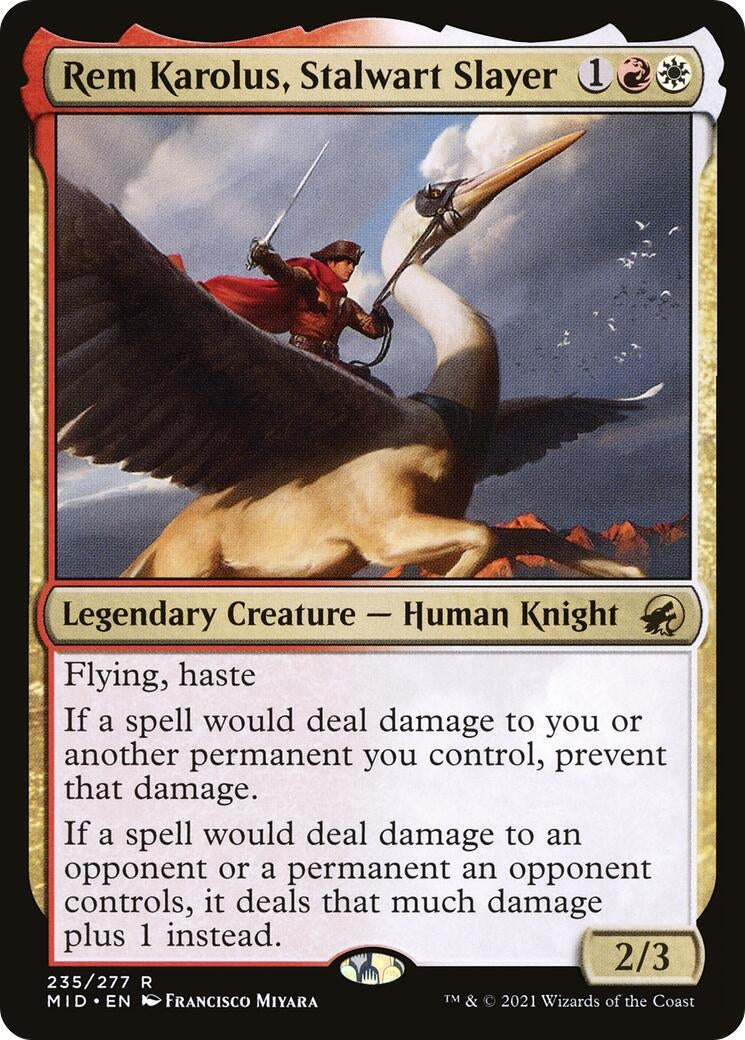 Image for Rem Karolus, Stalwart Slayer (235) [Innistrad: Midnight Hunt] - Magic: The Gathering