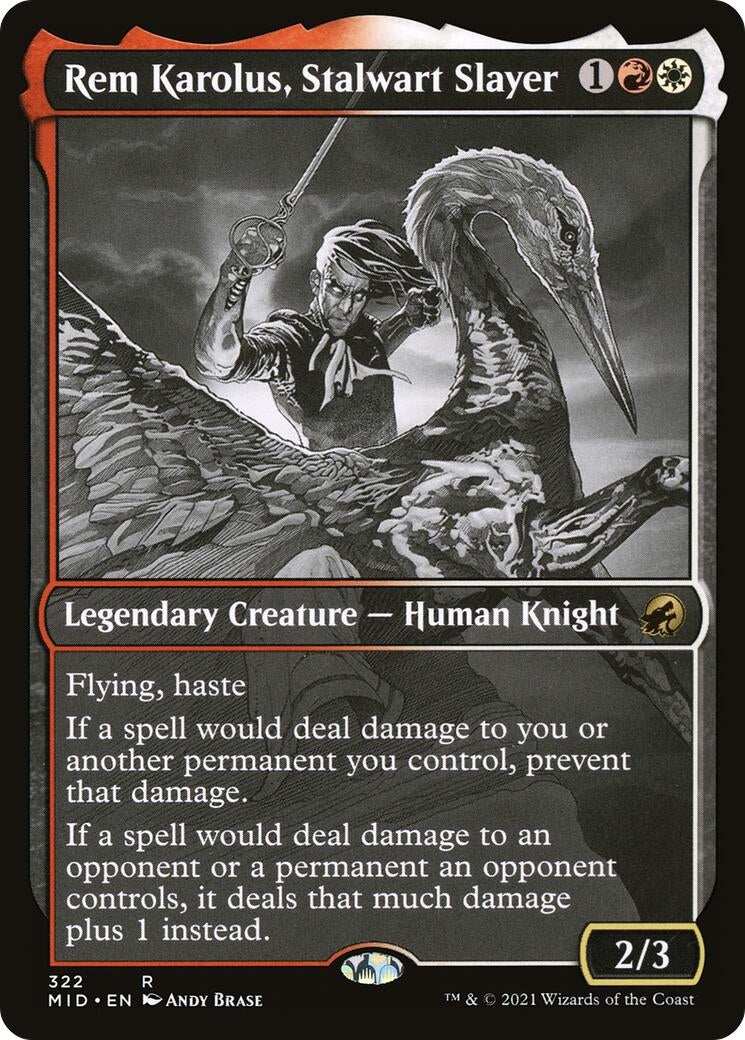 Image for Rem Karolus, Stalwart Slayer (Showcase) (322) [Innistrad: Midnight Hunt] - Magic: The Gathering