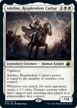 Image for Adeline, Resplendent Cathar (1) [Innistrad: Midnight Hunt] - Magic: The Gathering
