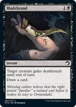 Image for Bladebrand (87) [Innistrad: Midnight Hunt] - Magic: The Gathering