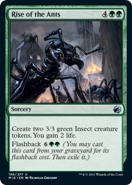 Image for Rise of the Ants (196) [Innistrad: Midnight Hunt] - Magic: The Gathering