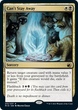 Image for Can't Stay Away (213) [Innistrad: Midnight Hunt] - Magic: The Gathering