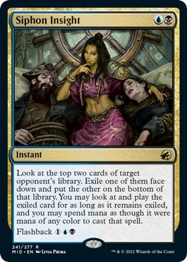 Image for Siphon Insight (241) [Innistrad: Midnight Hunt] - Magic: The Gathering