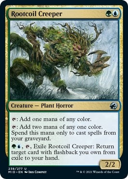 Image for Rootcoil Creeper (238) [Innistrad: Midnight Hunt] - Magic: The Gathering