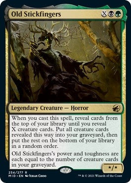 Image for Old Stickfingers (234) [Innistrad: Midnight Hunt] - Magic: The Gathering