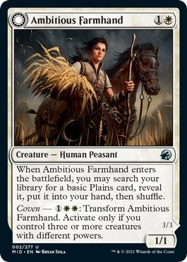 Image for Ambitious Farmhand (2) [Innistrad: Midnight Hunt] - Magic: The Gathering
